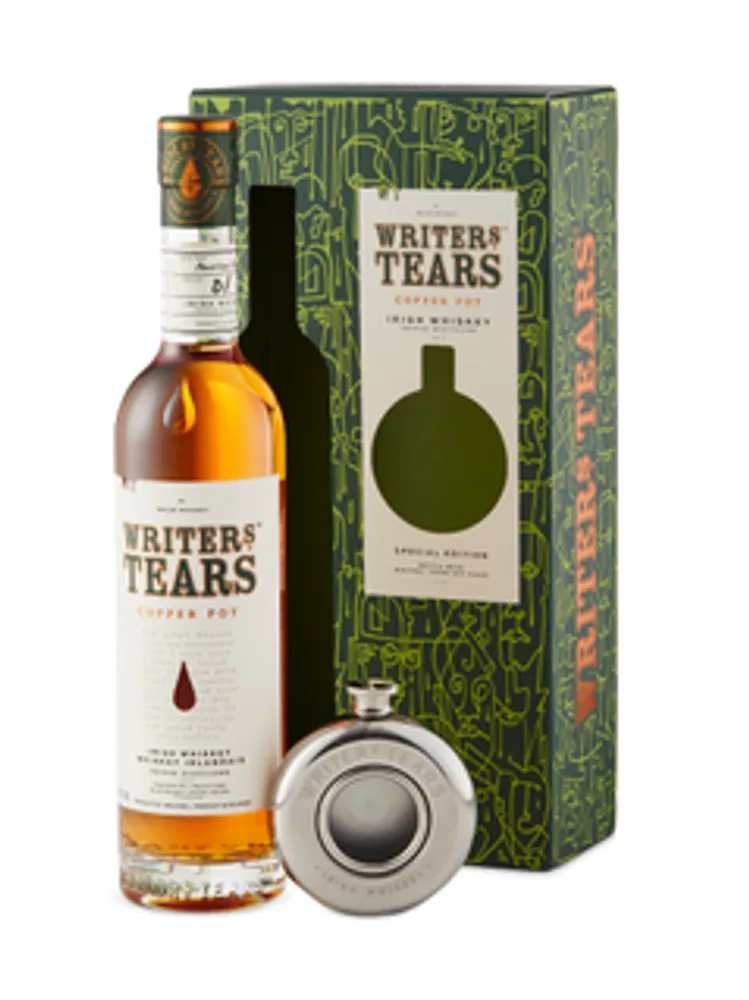 Writers Tears Copper Pot Gift Box With Flask