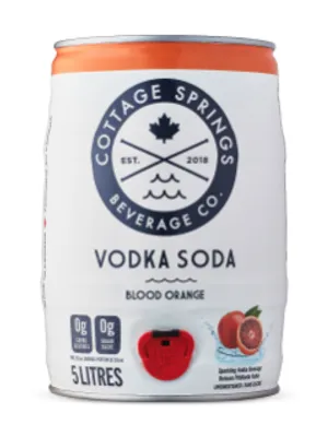 Cottage Springs Blood Orange Vodka Soda Mini Keg