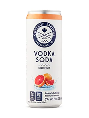 Cottage Springs Grapefruit Vodka Soda