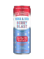 Smirnoff Vodka Soda Berry Blast