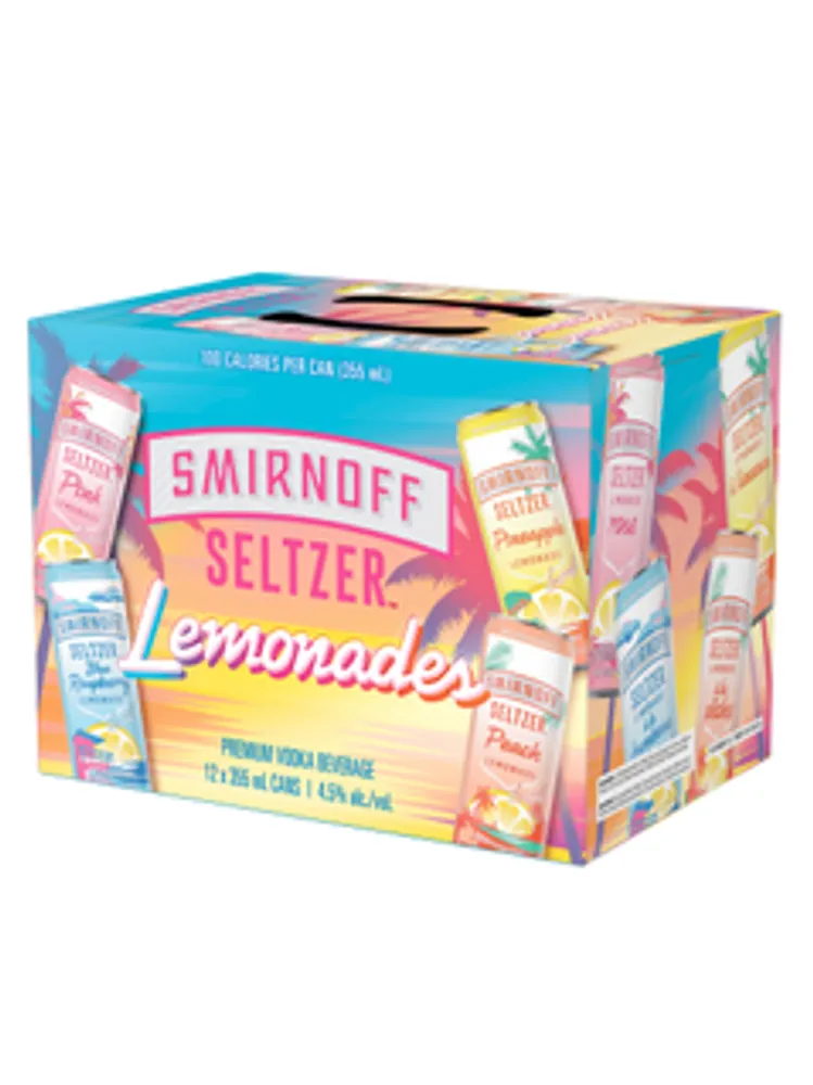 Smirnoff Seltzer Lemonades Variety Pack