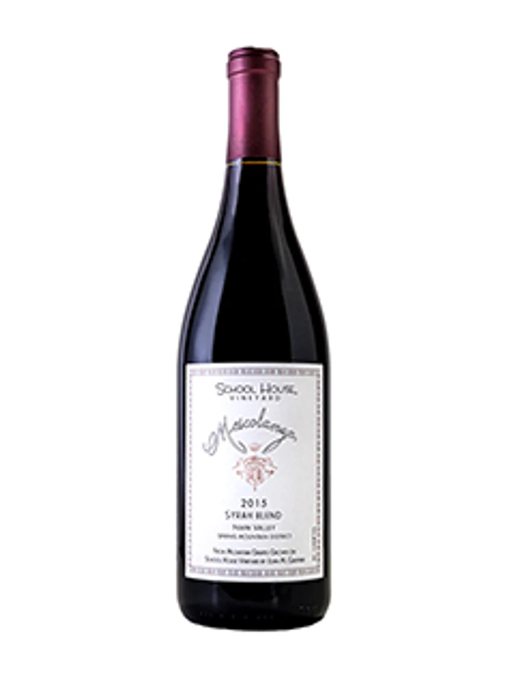 School House Vineyard Mescolanza Syrah Blend 2015