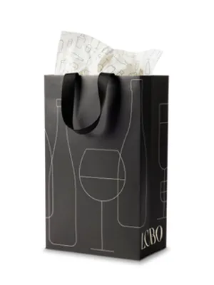 Large 2-Bottle Gift Bag