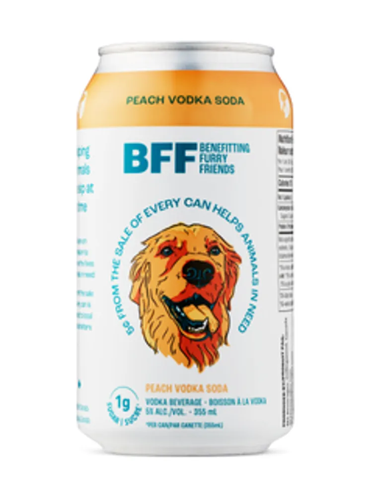 BFF. Peach Vodka Soda