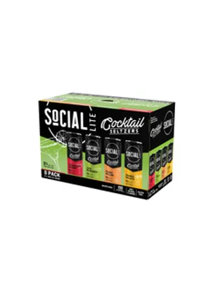 Social Lite Cocktail Seltzer Mixed Pack