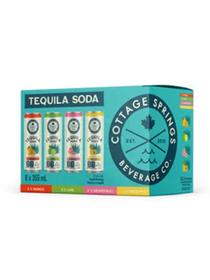 Cottage Springs Tequila Soda Mixed 8 Pack