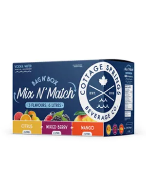 Cottage Springs Mix N' Match Vodka Water Box