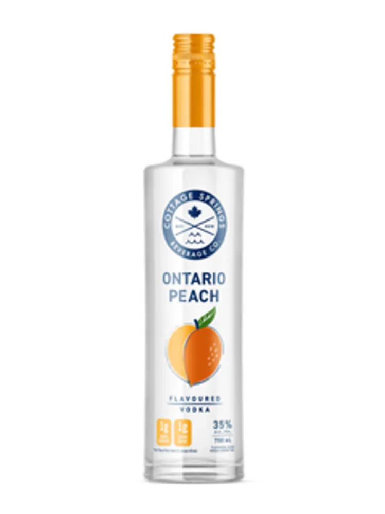 Cottage Springs Ontario Peach Flavoured Vodka