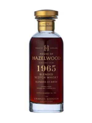 House of Hazelwood Blended at Birth Blended Scotch Whisky 1965