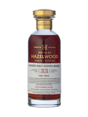 House of Hazelwood The Tops Blended Malt Scotch Whisky 1989