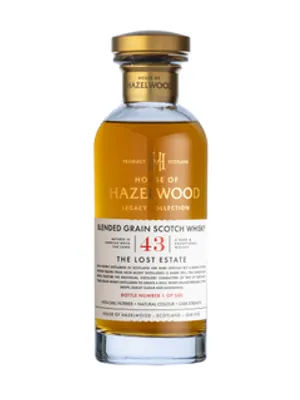 House of Hazelwood The Lost Estate Blended Grain Scotch Whisky 1979