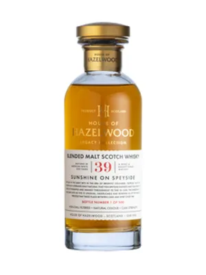 House of Hazelwood Sunshine on Speyside Blended Malt Scotch Whisky 1983