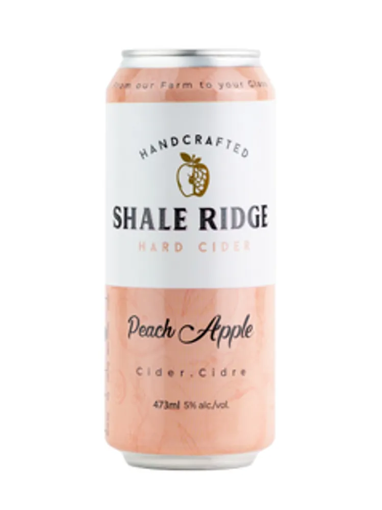 Shale Ridge Hard Cider Peach Apple