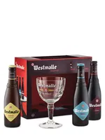 Westmalle Gift Pack - 3 + Glass