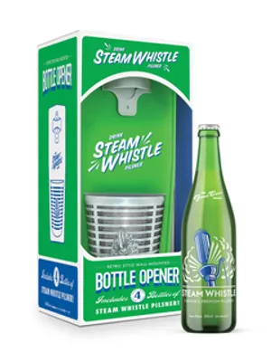 Steam Whistle Retro Wall-Mounted Opener Gift Pack