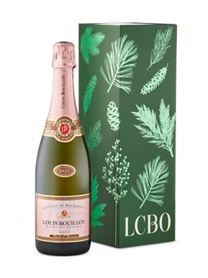 Crémant de Bourgogne Rosé Brut Perle d'Aurore Louis Bouillot in Gift Box