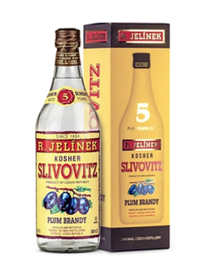 Jelinek Slivovitz Plum Brandy Aged 5 Years Kosher