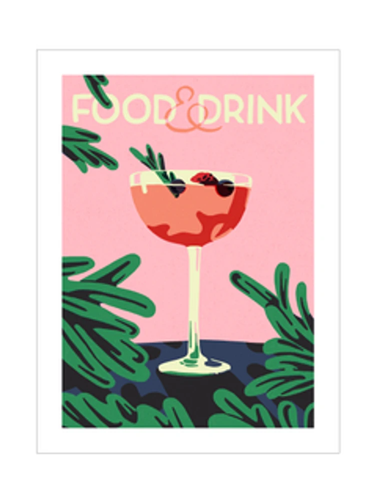 Red Cocktail Poster