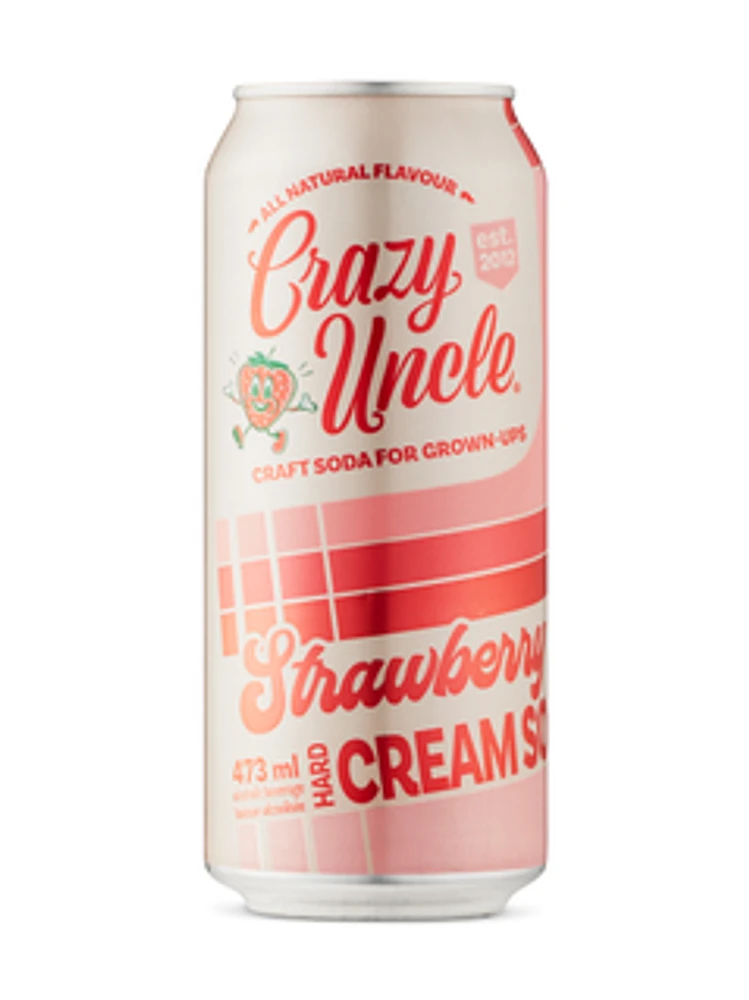 Crazy Uncle Strawberry Cream Soda