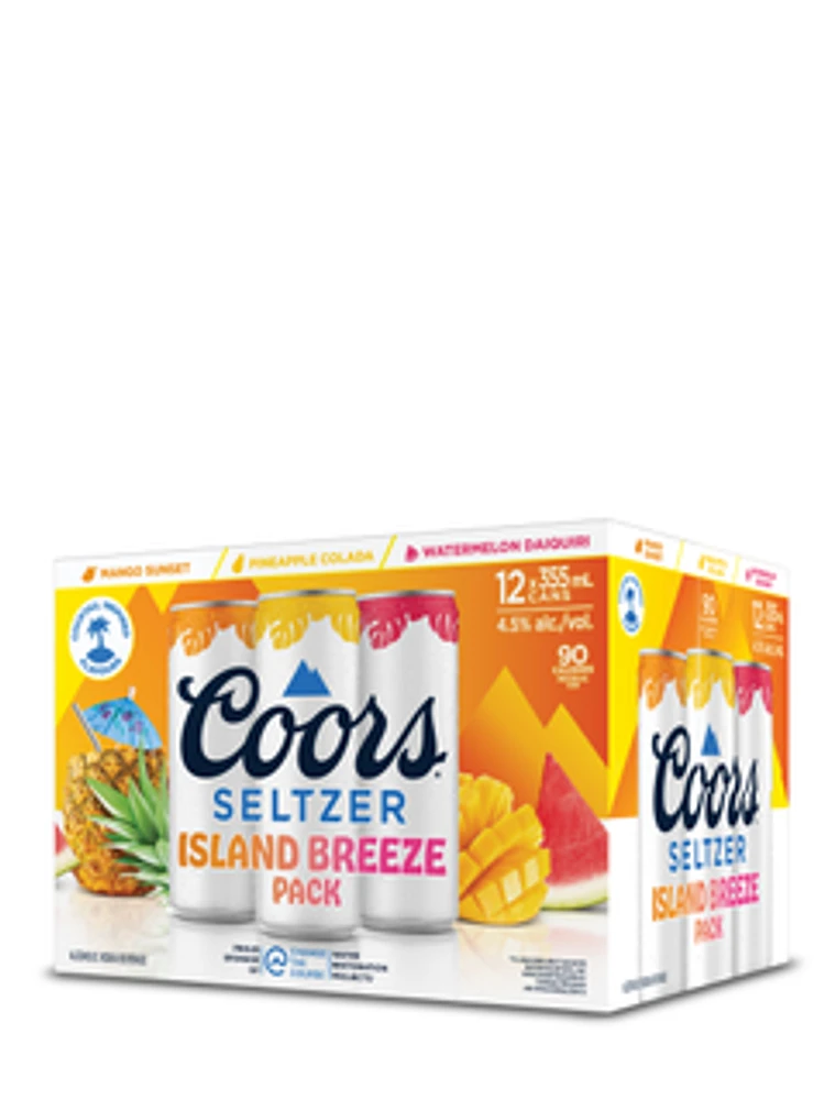 Coors Seltzer Island Breeze Variety Pack