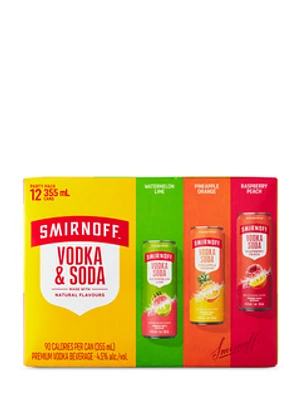 Smirnoff Vodka & Soda Party Pack