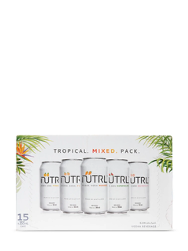 Nutrl Vodka Soda Tropical Mixed Pack