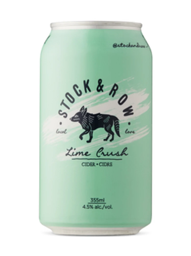 Stock And Row Lime Crush Cider