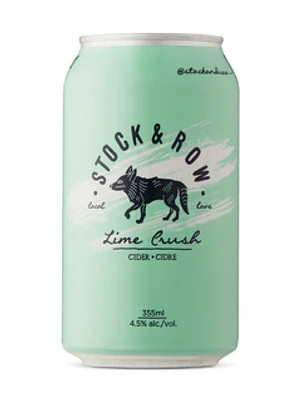 Stock And Row Lime Crush Cider