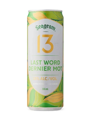 Seagram 13 Last Word