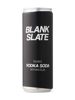 Blank Slate Double Vodka Soda