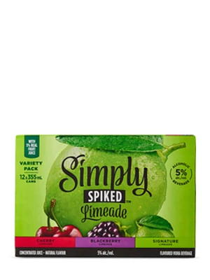 Simply Spiked Limeade 12x355ml