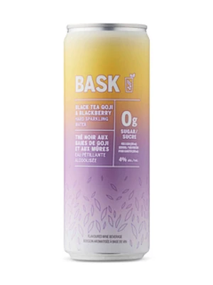 Bask Black Tea Goji & Blackberry Hard Sparkling Water