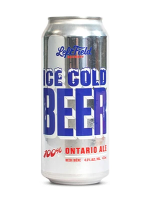 Left Field Brewery Ice Cold Beer