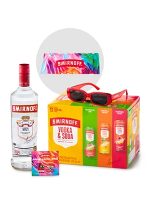 Smirnoff duo + FREE pride towel, pins and sunglasses