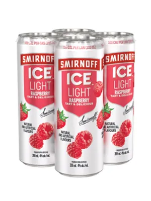 Smirnoff Ice Light Raspberry & Soda