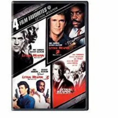 4 Film Favourites: Lethal Weapon 1-4 (DVD) - Bilingual