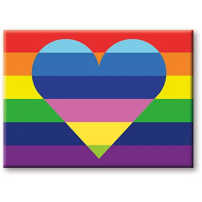 Pride Heart 2.5 x 3.5 Flat Magnet