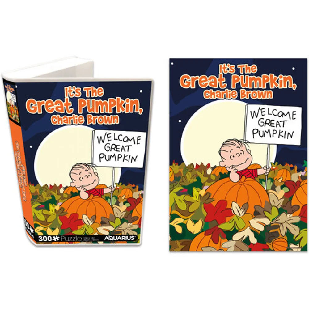 Peanuts It's The Great Pumpkin Charlie Brown Vuzzle 300 Pc Puzzle