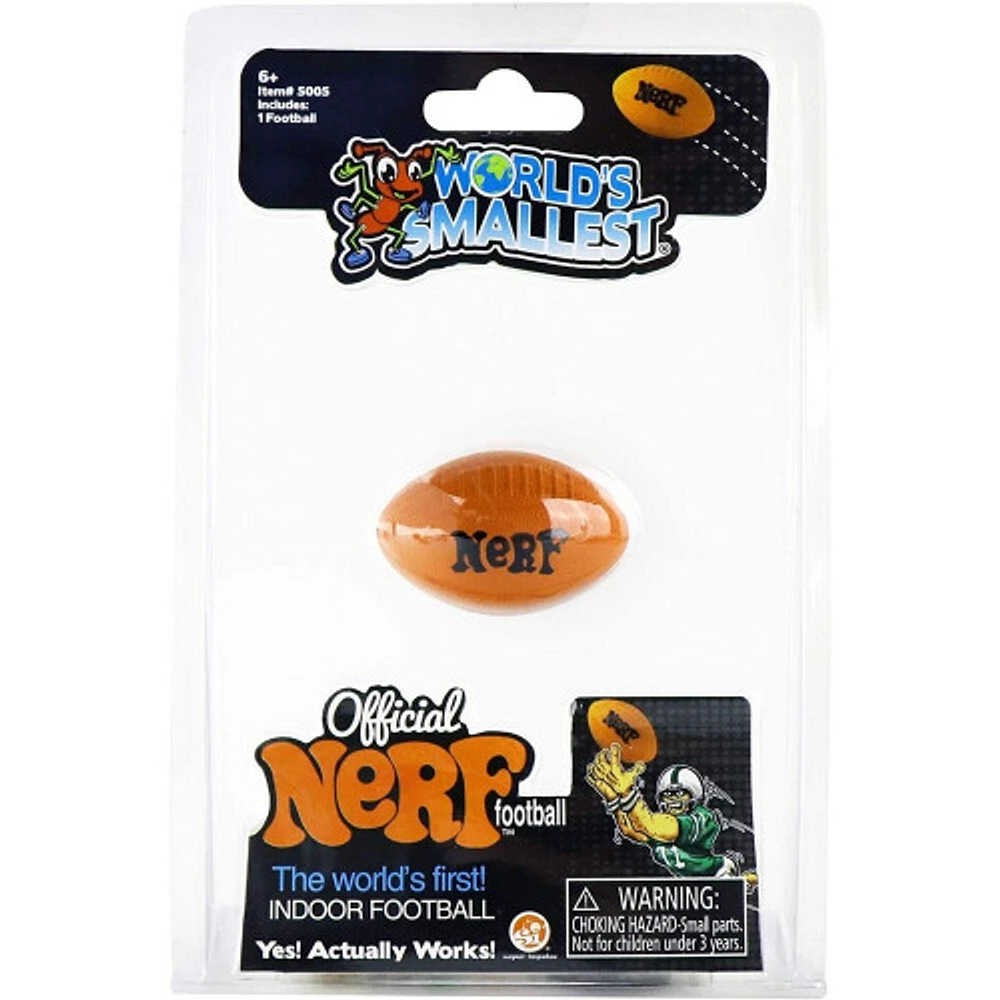 World's Smallest Nerf Footbal