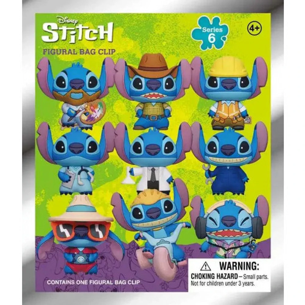 Disney Lilo & Stitch 3D Figural Keyring Series 6 Blind Box (1 random)