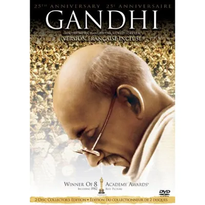 Gandhi: 25th Ann. Ed. (DVD) - Bilingual