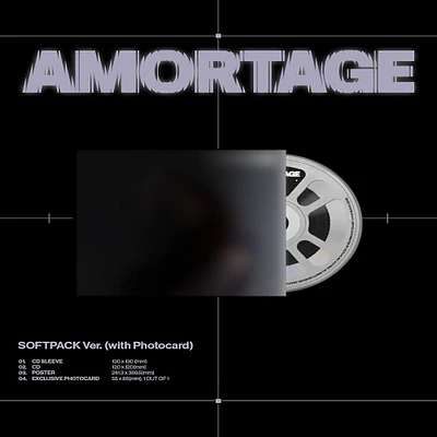 JISOO / AMORTAGE (PHOTOCARD CD)