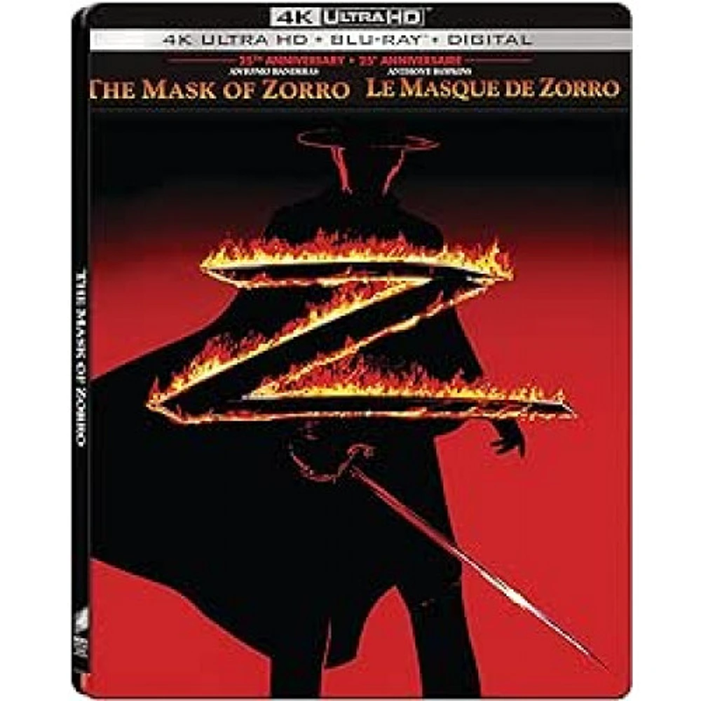 MASK OF ZORRO, THE 25TH ANN STLBK 4K/BLU/DIG BIL