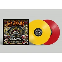 DEF LEPPARD / DIAMOND STAR HALOS (2LP RED/YELLOW SUN EX)