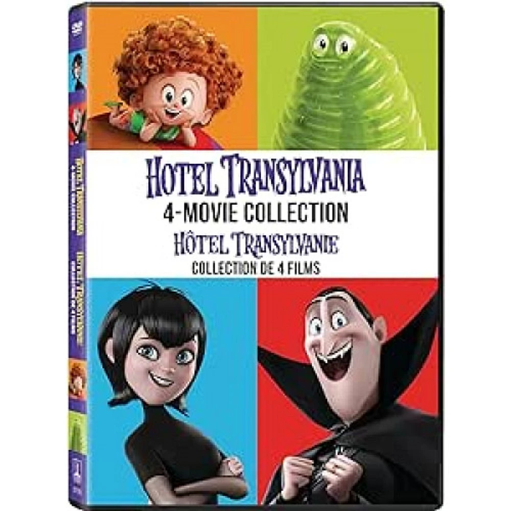 HOTEL TRANSYLVANIA: 1, 2, 3 & TRANSORMANIA DVD BIL