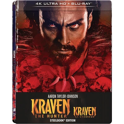 KRAVEN THE HUNTER STLBK 4K/BLU BIL