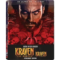 KRAVEN THE HUNTER STLBK 4K/BLU BIL