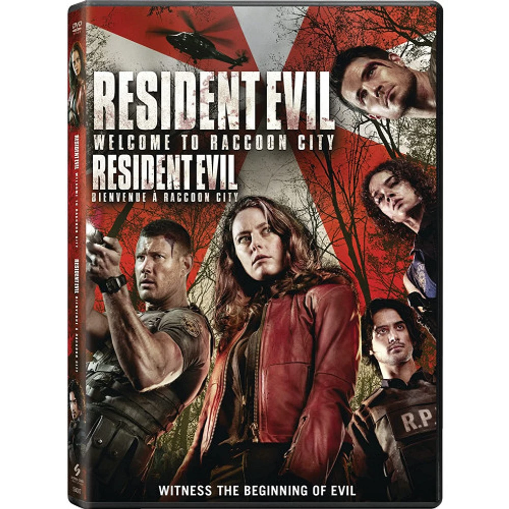 RESIDENT EVIL:  WELCOME TO RACCOON CITY DVD