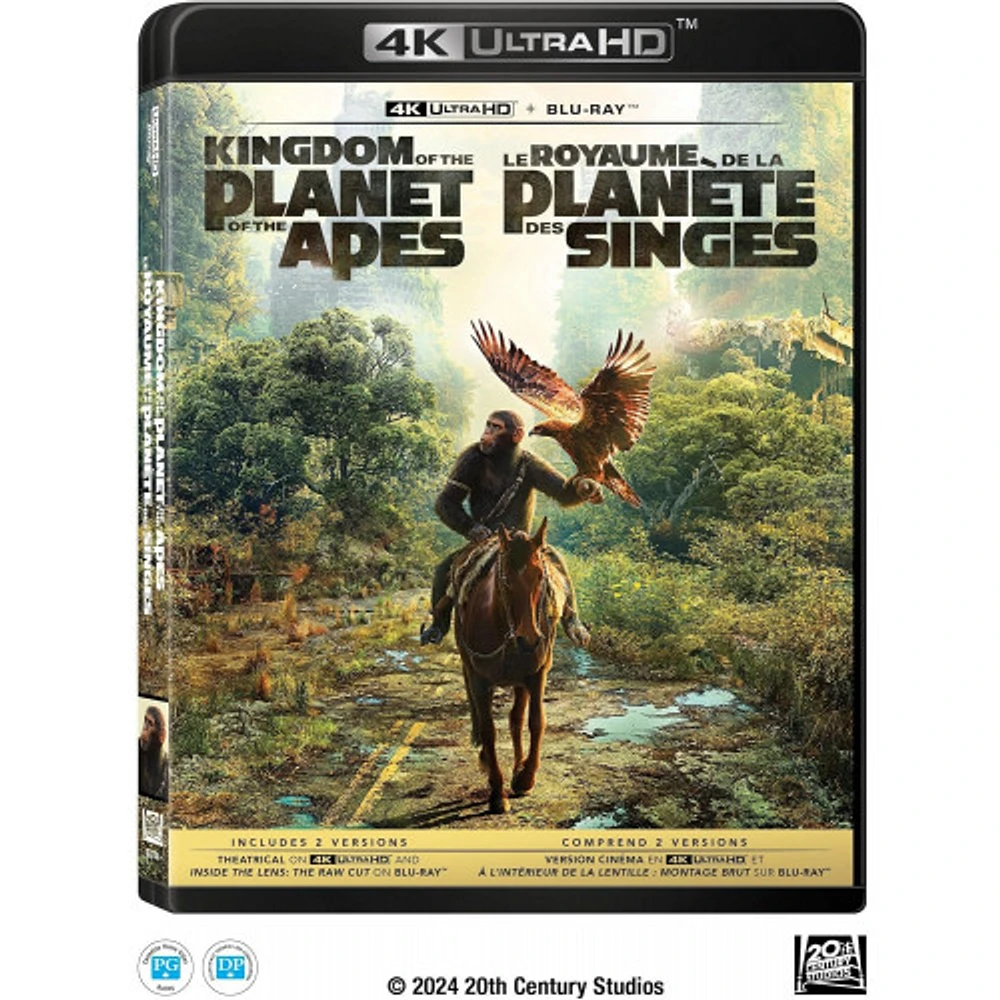 PLANET OF THE APES: KINGDOM OF THE PLANET OF APES 4K/BLU BIL