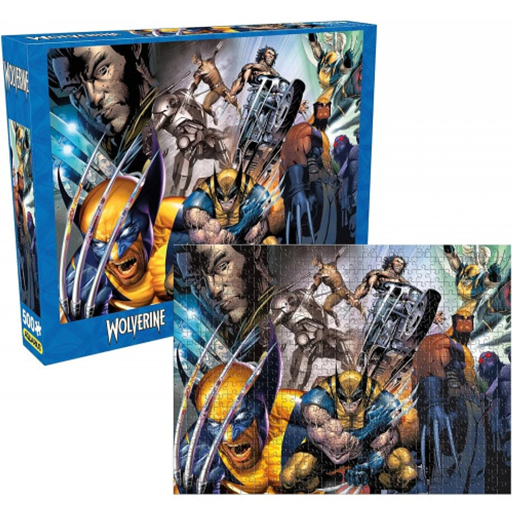 Marvel Wolverine Collage 500 Piece Jigsaw Puzzle